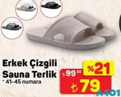 JUNO ERKEK ÇİZGİLİ SAUNA TERLİK